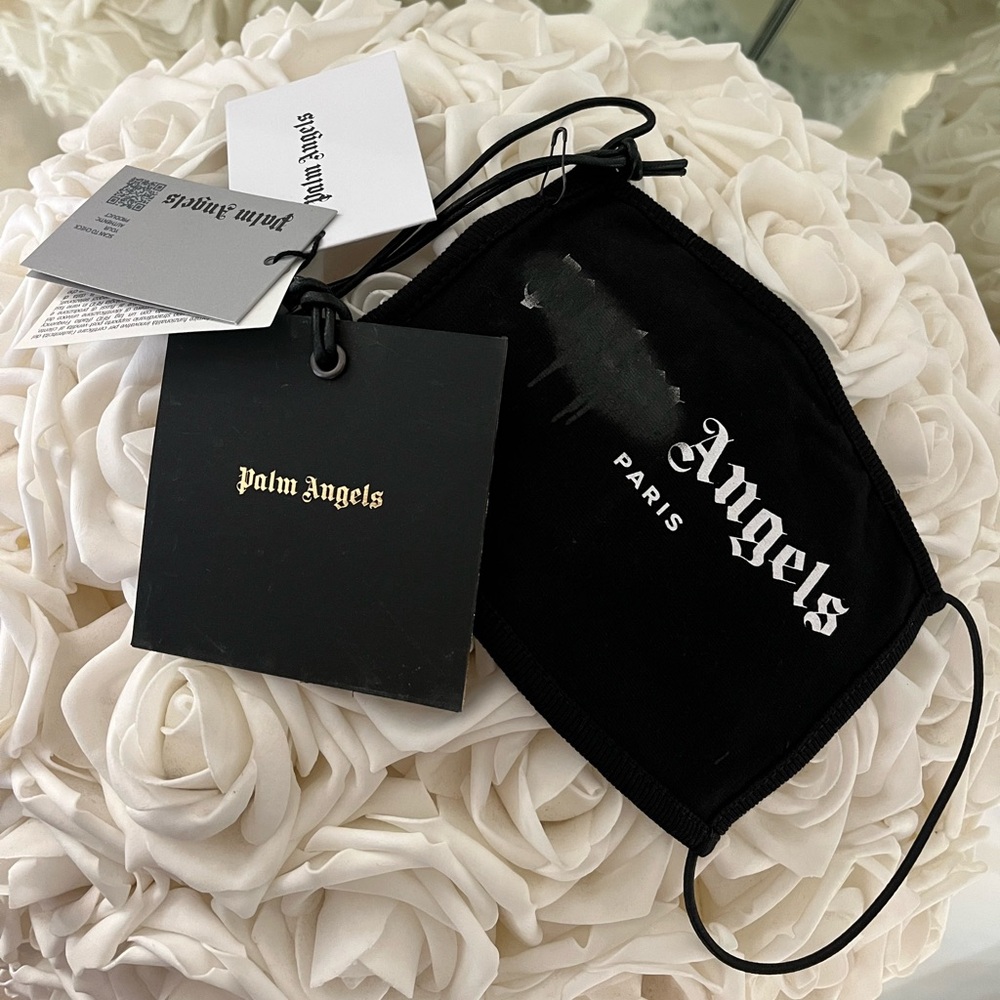 Palm Angels Paris unisex Black Face Mask